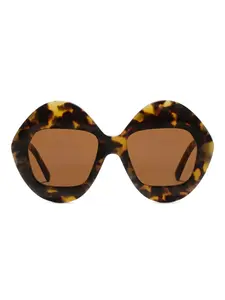 Солнцезащитные очки с логотипом Dolce & Gabbana, коричневый