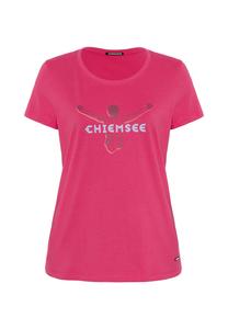 Футболка с логотипом и джемпер CHIEMSEE, цвет 18-1754 Raspberry
