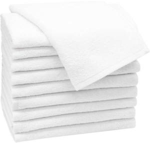 Гостевое полотенце Zollner 00000282 10 шт, 30x1x50 см, белый