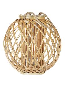 Beliani Фонарь SAMOA коричневого цвета - (Ш) 39 x (В) 41 x (Д) 39 см