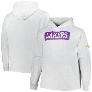 Толстовка с капюшоном мужская ash los angeles lakers big & tall raglan tri-blend Fanatics