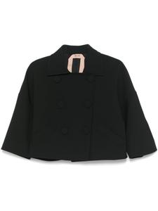 Nº21 двубортный пиджак, черный