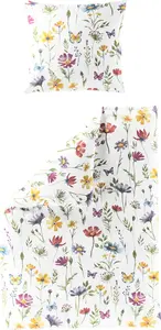 Постельное белье , цветное, 1x 135x200 см + 1x 80x80 см Bierbaum