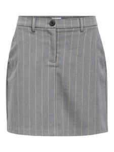 Мини-юбка в цвете средне-серый меланж Object