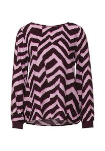 Блузка с длинными рукавами Street One, фиолетовый