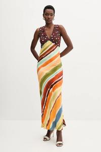 Хлопковое платье Never Fully Dressed, оранжевый