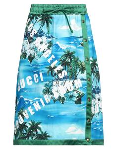 Юбка миди Gucci, лазурный