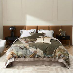 Generic Комплект постельного белья из велюрового хлопка