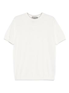 Футболка тонкой вязки Canali, белый