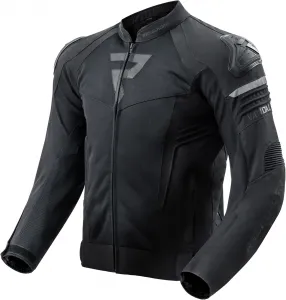 Мужская мотоциклетная куртка REBELHORN Vandal Mesh с текстильной защитой локтей и плеч, сменными накладками на плечи уровня 2, большими сетчатыми вентиляционными панелями. Размеры до 10XL, black