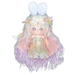 COTTON PLANET Хлопковая бэби-долл со скелетом White с куклами Dreamy Garden Adventure плюшевая кукла высота 20см длина 220мм