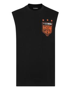 Майка Plein Sport Shirt Tiger, черный