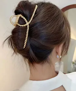 Заколка для волос в корейском стиле для женщин Miniministore, цвет Champagne