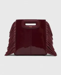 Женская сумка Miss M из гладкой кожи Maje, бордовый