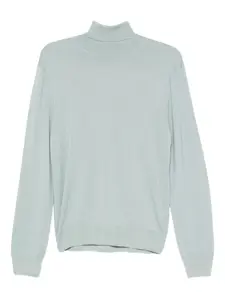Свитер с высоким воротником Canali, зеленый
