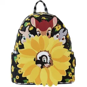 Рюкзак Loungefly Sunflower Bambi backpack 26 cm, желтый