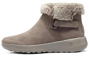 Зимние ботинки Skechers с мехом и боковой застежкой, коричневый