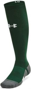 Носки унисекс Team от Under Armour длиной выше икры - отводят пот и предотвращают запах, Forest Green-White