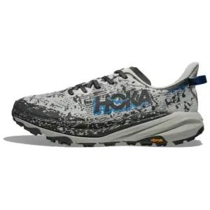 HOKA ONE ONE Женские кроссовки SPEEDGOAT 6 с амортизацией, противоскользящим эффектом и низким верхом, серо-черные