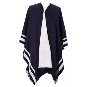 Ralph Lauren Акриловая шерстяная шаль женская морская синяя, Marine Blue