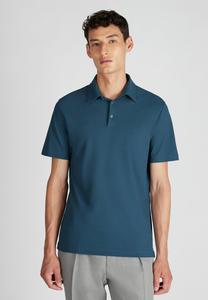 Поло Slowear ICE ZANONE, Petrol/Light Blue