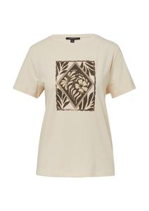 Футболка COMMA, Beige/Light beige