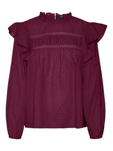 Блуза VERO MODA VMTRINE, Wine red