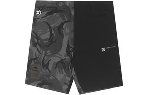 Aape Повседневные шорты Men's Black Camouflage