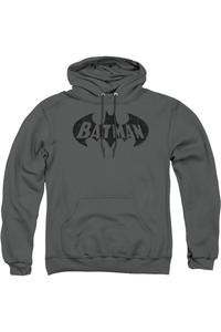 Толстовка с капюшоном Batman Crackle Bat для взрослых Gildan, цвет charcoal