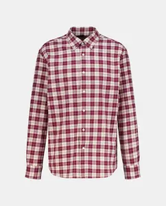 Мужская спортивная рубашка из фланели с длинным рукавом Emidio Tucci, светло-серый