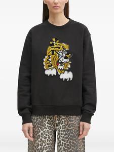 Kenzo толстовка с пайетками, черный