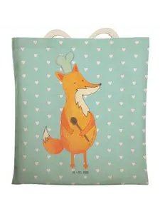 Шоппер Mr. & Mrs. Panda, цвет türkis pastell