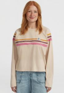 Топ O'Neill O'RIGINALS L/SLV T-SHIRT, Macaron/Bordeaux