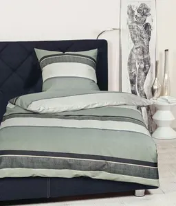 Комплект постельного белья Janine Design Mako-Satin Design Moments 98085 Цвет лунный туман нефритовое дыхание-08 Размер 155x220 + 80x80 см Original Janine