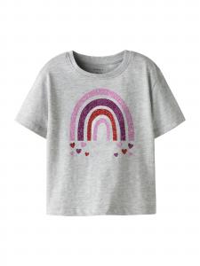 NAME IT Футболка в крапинку серого цвета