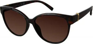 Женские солнцезащитные очки Vince Camuto Glamorous с квадратной формой и 100% защитой от УФ-излучения, Tortoise