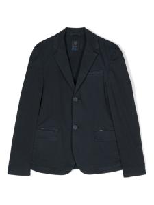 Fay Kids однобортный блейзер, синий