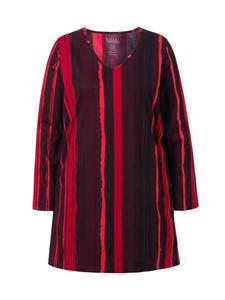 Длинная рубашка рубиново-красного цвета Ulla Popken