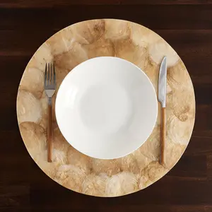 Перламутровая индивидуальная скатерть El Corte Inglés, золотой