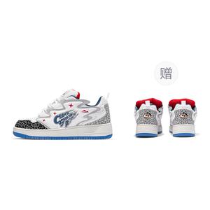 Низкие кеды для скейтборда унисекс Crayon Shinchan, бело-синие (всесезонная версия)