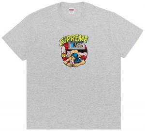 Футболка Supreme для спальни, серый