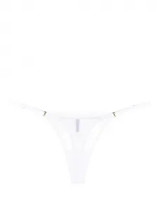 Прозрачные трусы-стринги Mini Maison Close, белый