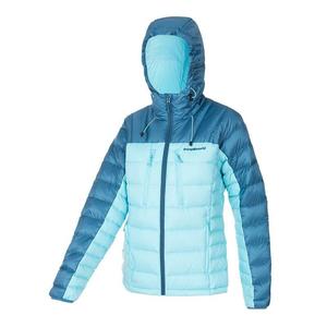 Женский пуховик Trangoworld, цвет blue/caribbean blue/charcoal grey