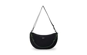 Reebok Тканевая наплечная сумка через плечо обычная унисекс черная, Black