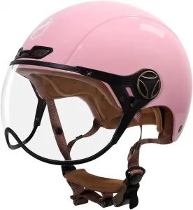 Ретро мотоциклетный полушлем, винтажная шапочка-череп, летний солнцезащитный кремовый шлем для мужчин и женщин, полушлем для электроскутера, сертифицированный ECE/ECE (54-62 см) MRDAER, d