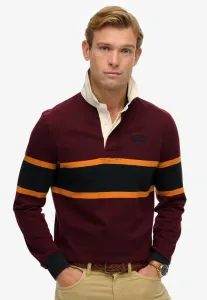 Винтажная спортивная полосатая рубашка-поло для регби Superdry & Co, Port Chest Band
