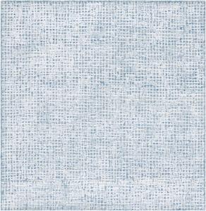 Ковер SAFAVIEH, 183 x 183 см, Glamour Collection, Blue & Ivory, ручной работы из шерсти и вискозы, идеально для гостиной, столовой, спальни (GLM601M)