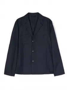 Блейзер на пуговицах Emporio Armani Kids, синий