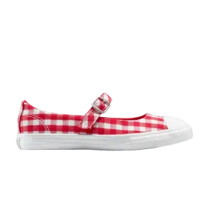 Кроссовки Converse Chuck Taylor All Star Dainty Mary Jane PS 'Checkered Red', красный