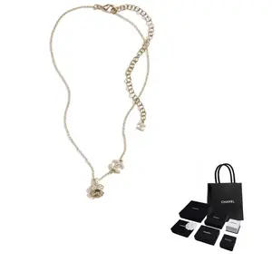 CHANEL Серебряное колье для женщин